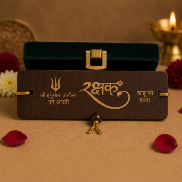 Premium Wooden Hanuman Chalisa
