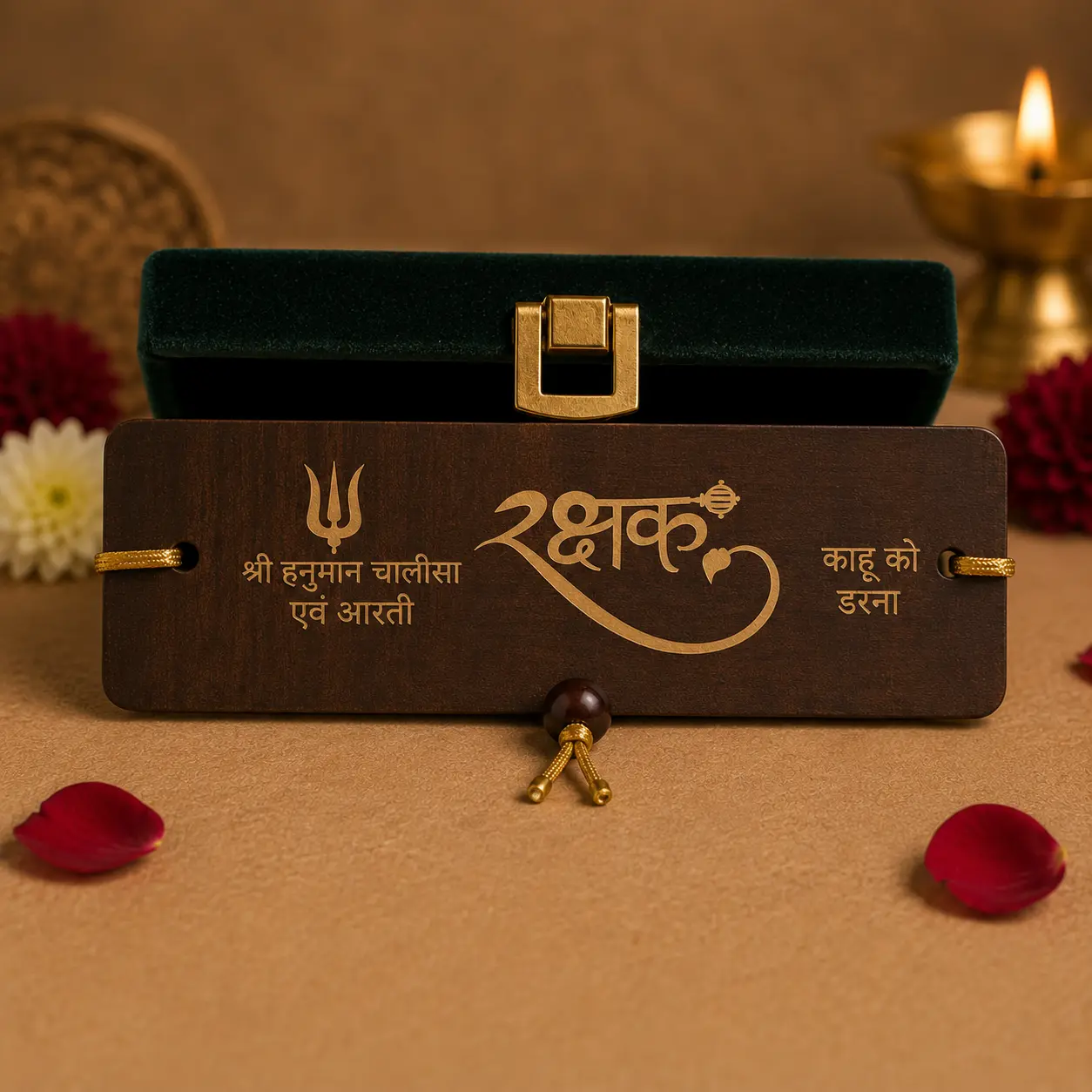 wooden hanuman chalisa Premium Wooden Hanuman Chalisa - Image 1