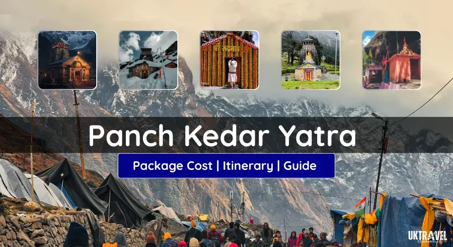 Panch Kedar Yatra package covering Kedarnath, Tungnath, Rudranath, Madhyamaheshwar and Kalpeshwar