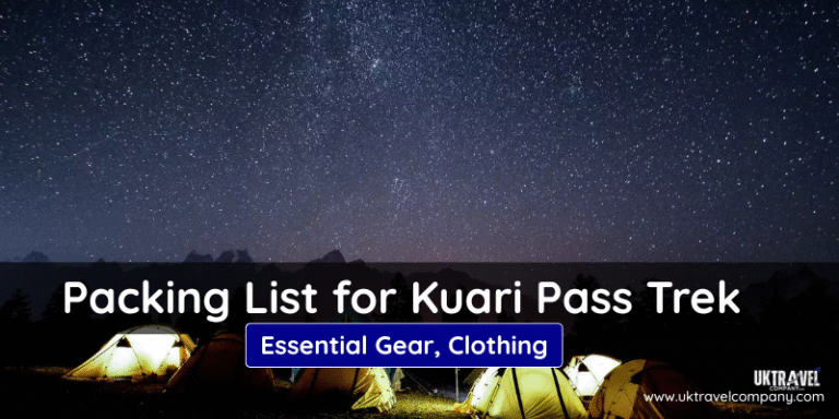 Packing List for Kuari Pass Trek