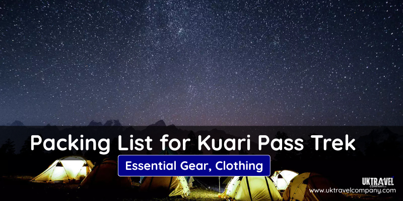 Packing List for Kuari Pass Trek