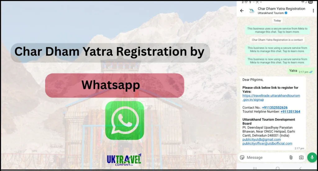Char Dham Yatra Registration Process