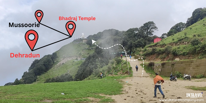 how to reach bhadraj temple