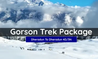 Gorson Bugyal Trek Package from Auli with snow-covered Himalayan meadows and mountain views