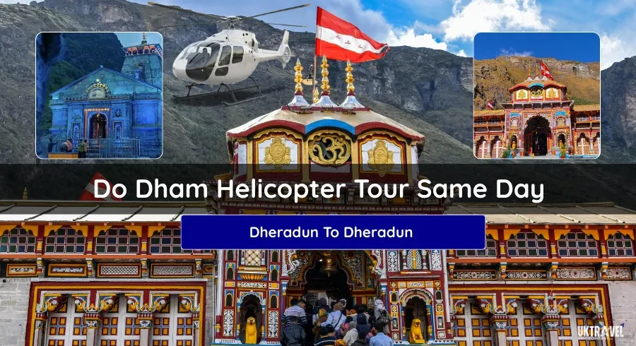 Do Dham Helicopter Tour Same Day from Dehradun – Kedarnath and Badrinath Yatra by Helicopter Image