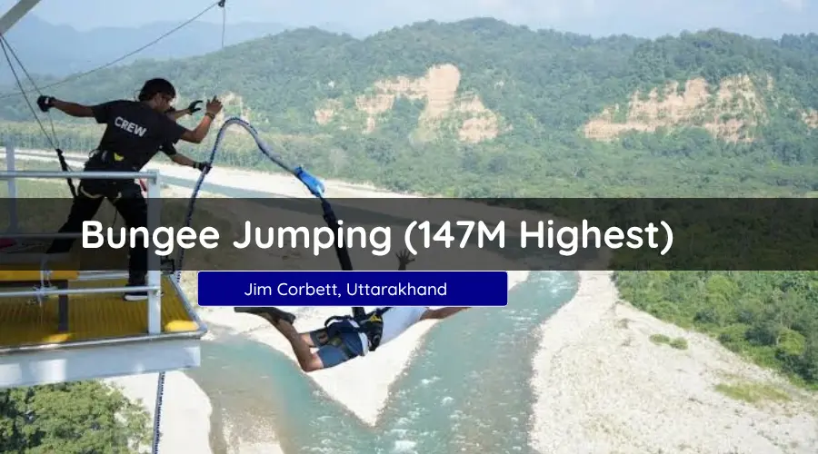 Bungee Jumping In Jim Corbett, Jim Corbett Bungee