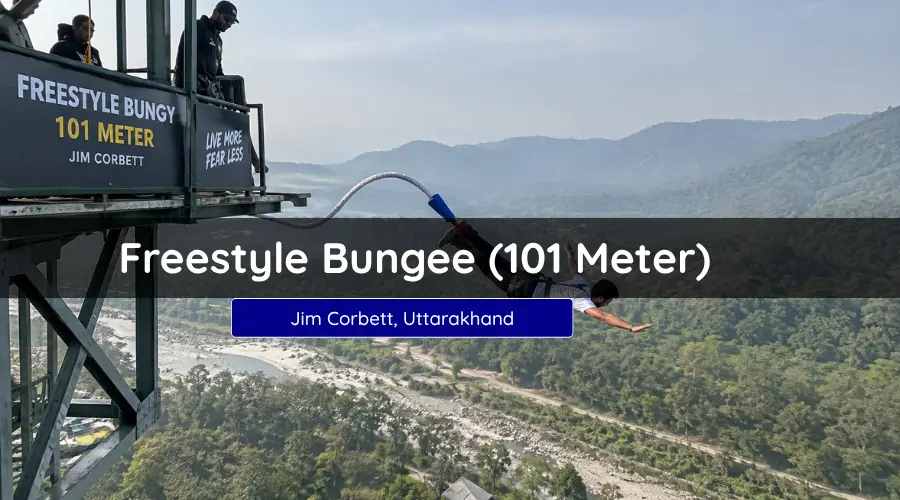 Freestyle Bungee Jumping Jim Corbett