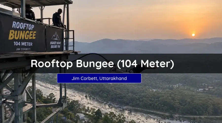 Rooftop Bungee In Jim Corbett, Jim Corbett Bungee